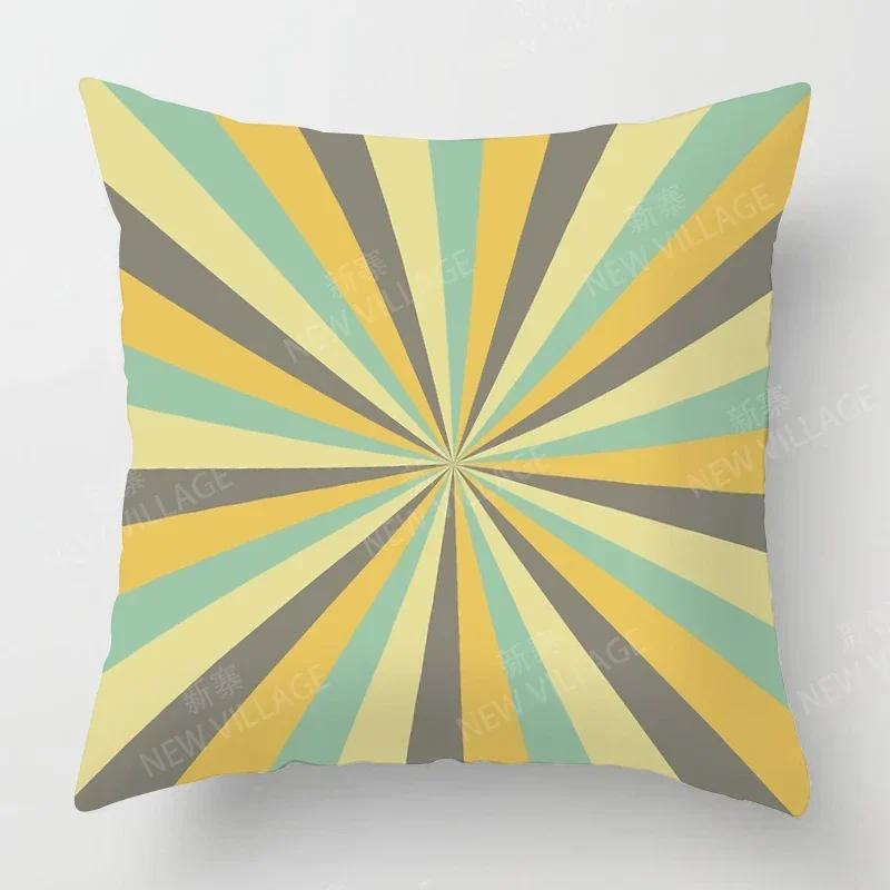 Nordic Fall Home Decor Autumn Throw Pillow Case Sofa Cushion Cover Modern   Geometry