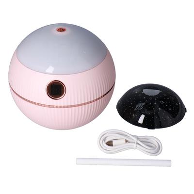 550ML Spherical Humidifier Mini Portable Star Projection Humidifier for Home Bedroom USB