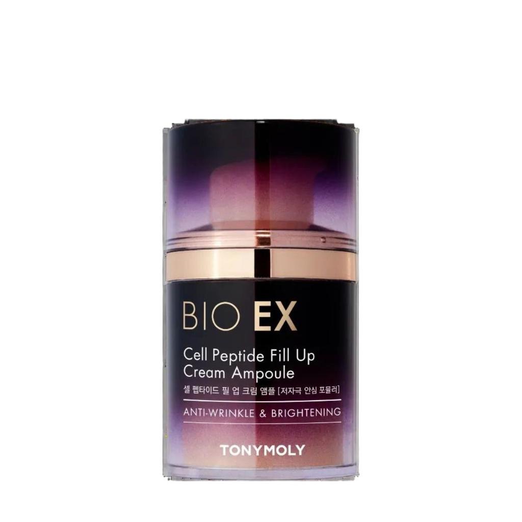 Tonymoly Bio EX Cell Peptide Fill Up Cream Ampoule Deep Nourishing Firming Skincare 50ml + 30ml Refill