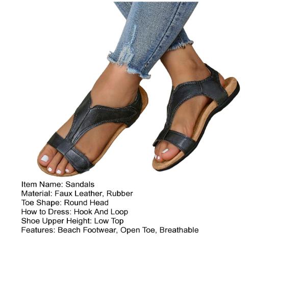 Women's Orthopaedic Beach Sandals Wide Feet Barefoot Summer Shoes Breathable Slingback Open Toe Sandals for Vacation Daily Outings