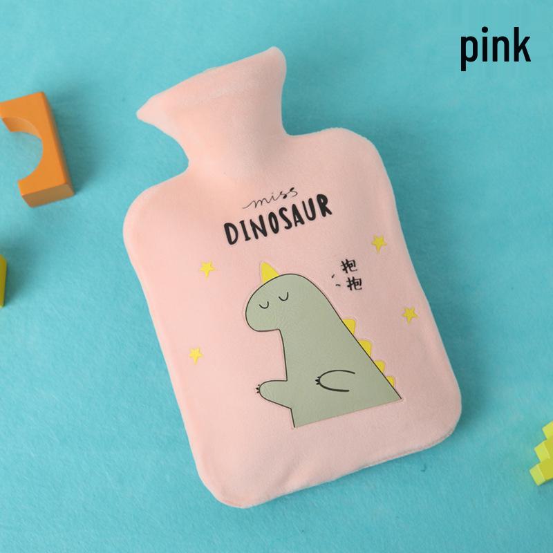 Bolsa de Água Quente Pelúcia Pelo de Coelho Estilo Coreano Extra Grande - Aquecedor de Mãos Compressão Quente PVC.