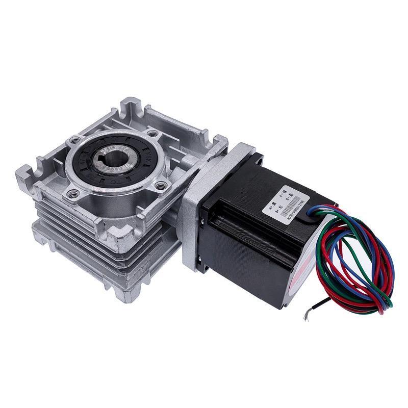 speed reducer worm DC motor gearbox RV030 14mm output 5:1-80:1 Worm Gearbox Speed Reducer for NEMA 23 Motor