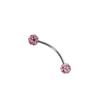 Edelstahl Flash Augenbrauen- und Lippenpiercing Schmuck