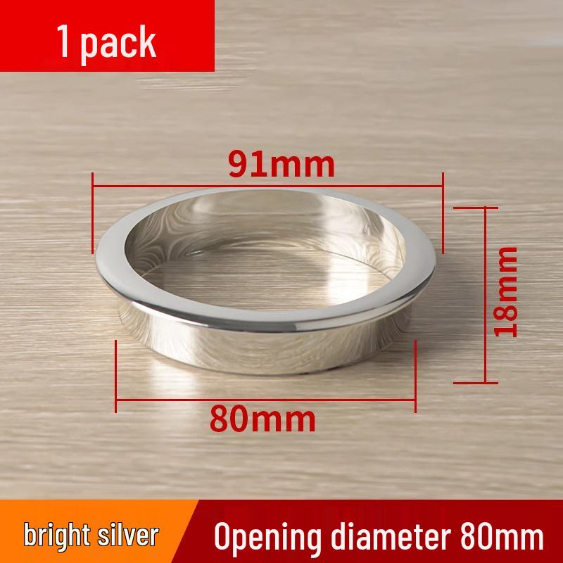 Round Plastic Desk Grommet Cover for Cable Management