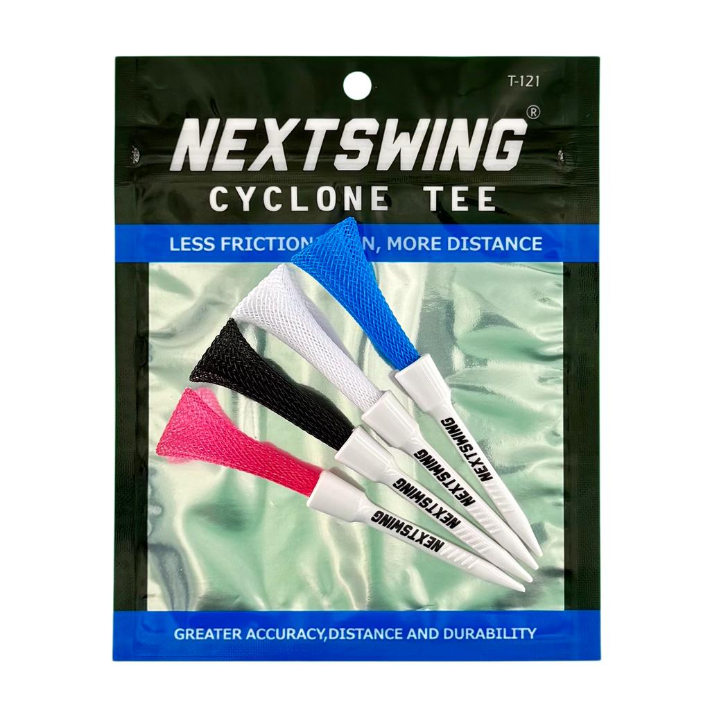 NextSwing Golfball-Tee Niedriger Widerstand Elastisches Netz-Ballhalterung Zyklon Limitierte Auflage Abschuss-Golf-Tee Robust Und Langlebig Kunststoff