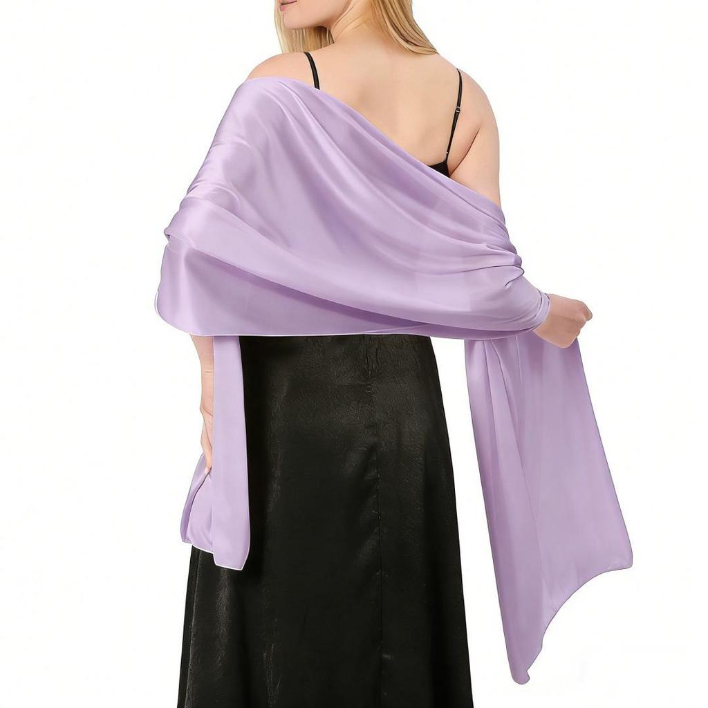 Elegantes Seidensatin-Schal für Hochzeiten oder Abendgarderobe