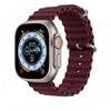 Bracelet océan pour bracelet de montre Apple 49mm 45mm 44mm 40mm 41mm 42mm 38mm bracelet correa en silicone iWatch Ultra série 8 7 6 5 4 3 SE