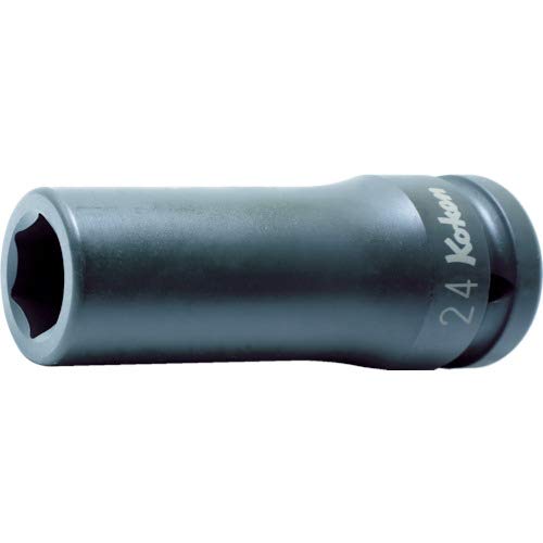 Koken 3/4" (19mm) Square Impact Hex Deep Socket, 24mm, 16300M-24
