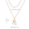 Women's Necklace Simple Style Double-deck Elegant Small Pearl Necklace