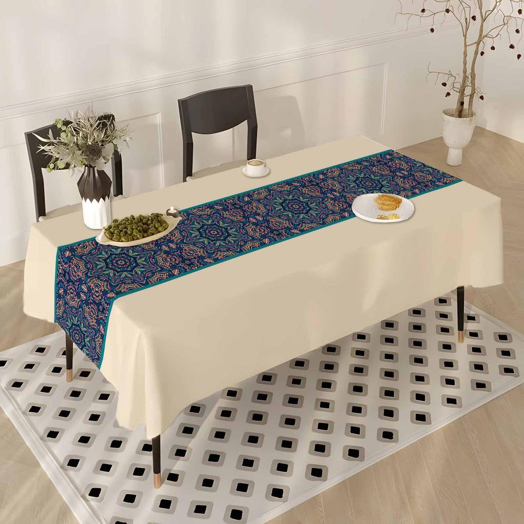 Ethnic Bohemian Tablecloth Home Decoration Fabric Dining Table Dust Decoration
