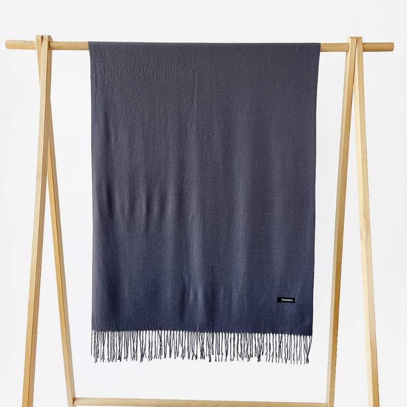 Autumn and winter new monochrome scarf cashmere scarf men and women couples scarf versatile shawl