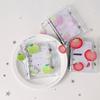 Fruit Print Binder Journal Clear Loose Leaf Planner Kawaii M5 Binder Notebook  Stationery Gift