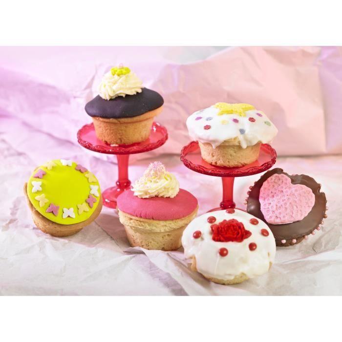 Moules à muffins - lurch - lot de 12 - silicone - 25 cm - marron