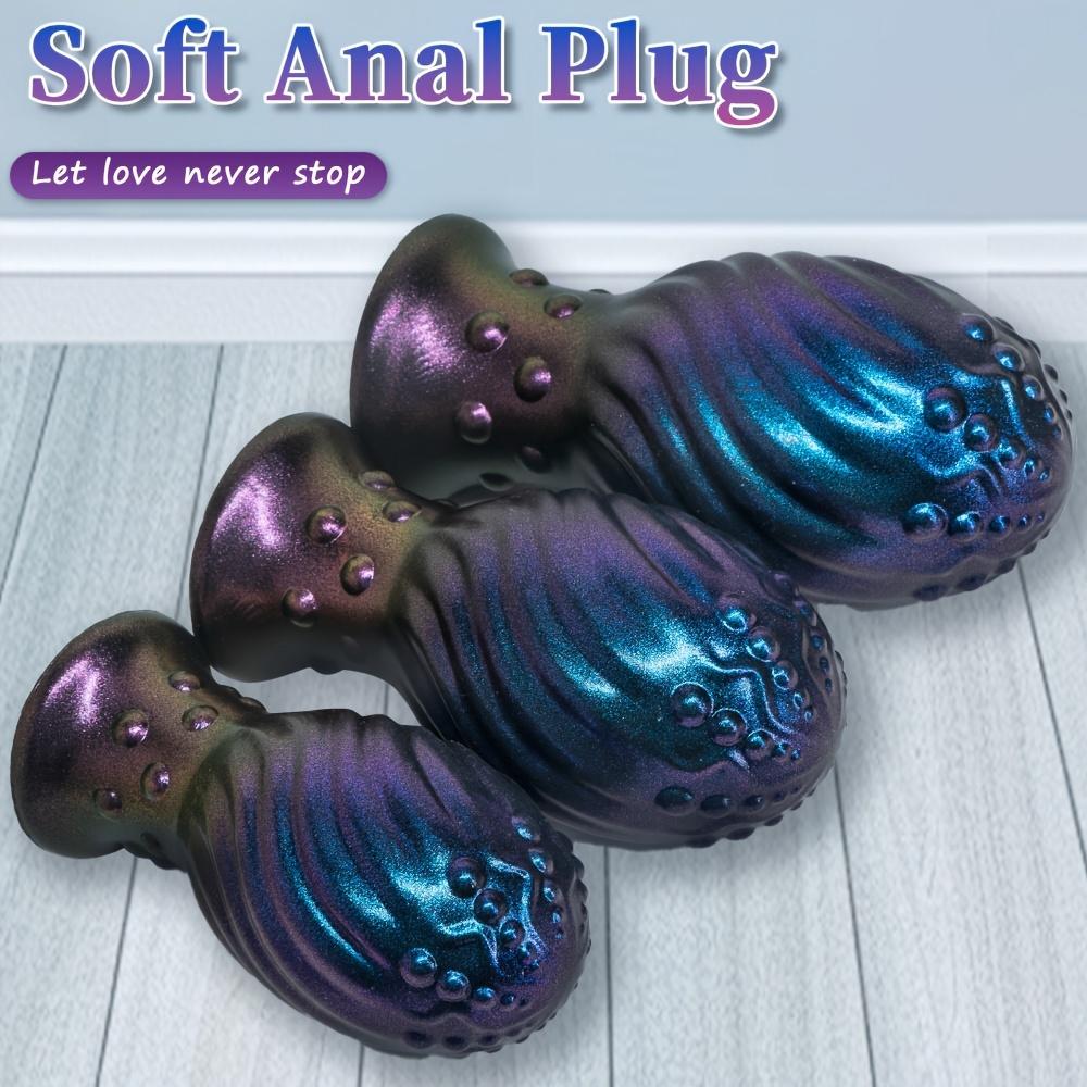 XXL Liquid Silicone Plug, Ultra Soft Skin Feel, Super Thick Flexible Design, Multiple Sizes, Premium Comfort Toy for Couples