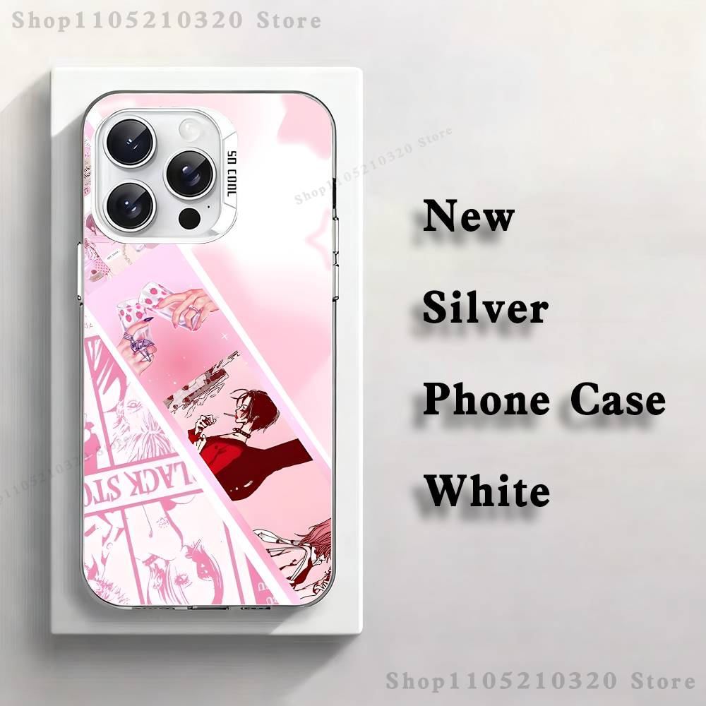 N-Nana Osaki Anime Phone Case For iPhone 17,16,15,14,13,12,X,8,Pro,Max,Plus,E,SE4,Air,Mini White IMD Matte