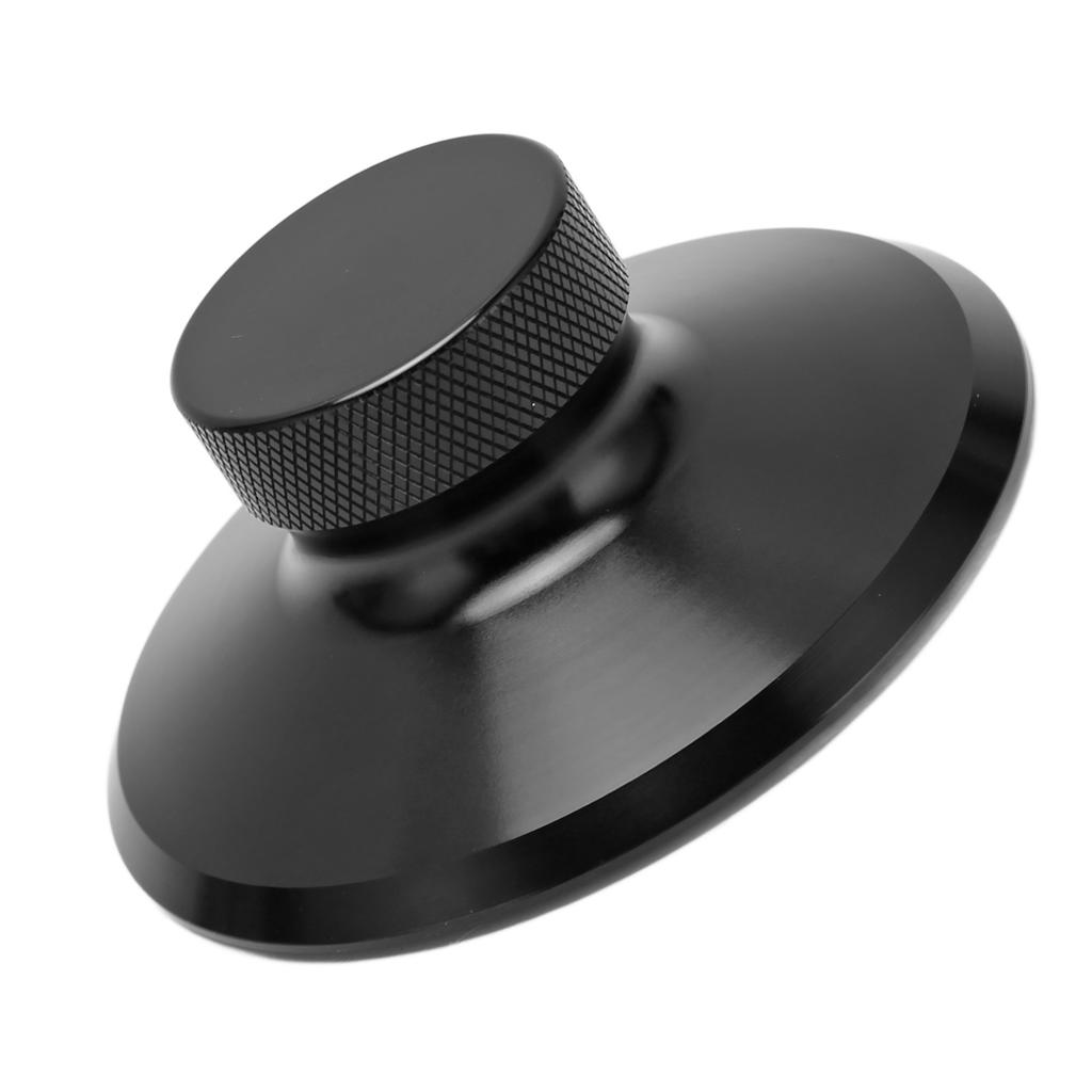 78mm Record Weight Stabilizer Aluminum Alloy Turntable Disc Balanced Clamp for LP HiFi Vinyl Record Player Black