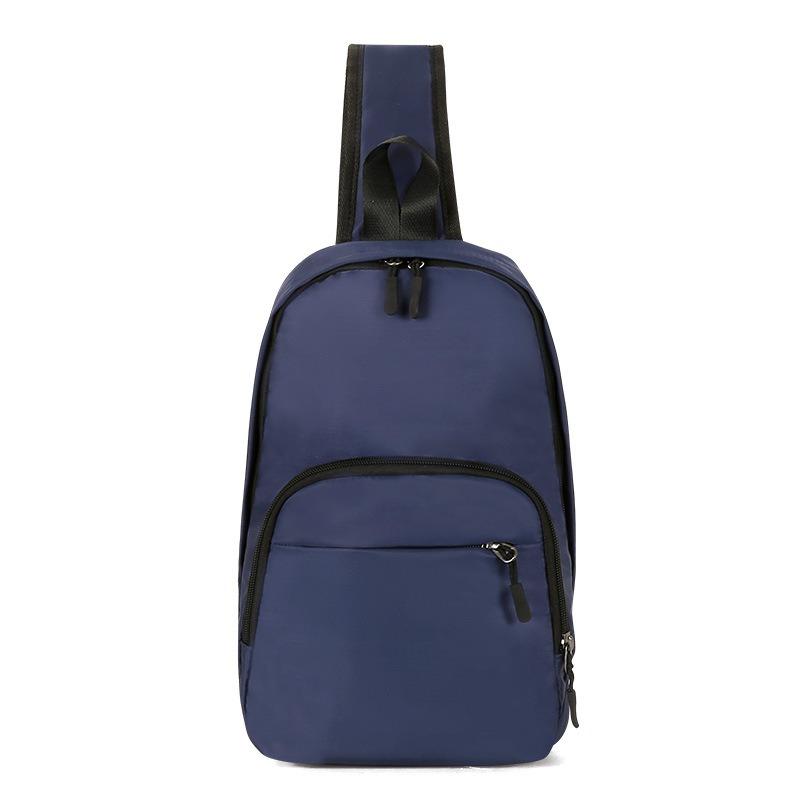 

Breast bag New men s simple business student shoulder bag Casual boys fanny pack Fashion trend messenger bag
