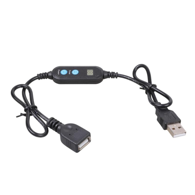 

Digital Countdowns USB Timer Cable 5V USB Power Control Cycle Timing Switching For Office Home LED Lamp Fan Energy Saving 1