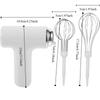 Handheld Cream Whisk Rechargeable Cream Whipper Multi-functional Food Blender  Kitchen