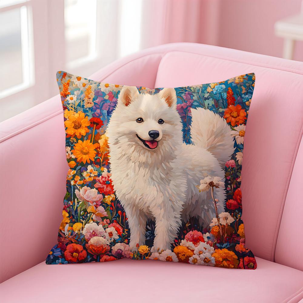 NICE CUTE Labrador Retriever dog Cushion Cover Pillow Case Soft Friendly Fabric  Concealed Zipper