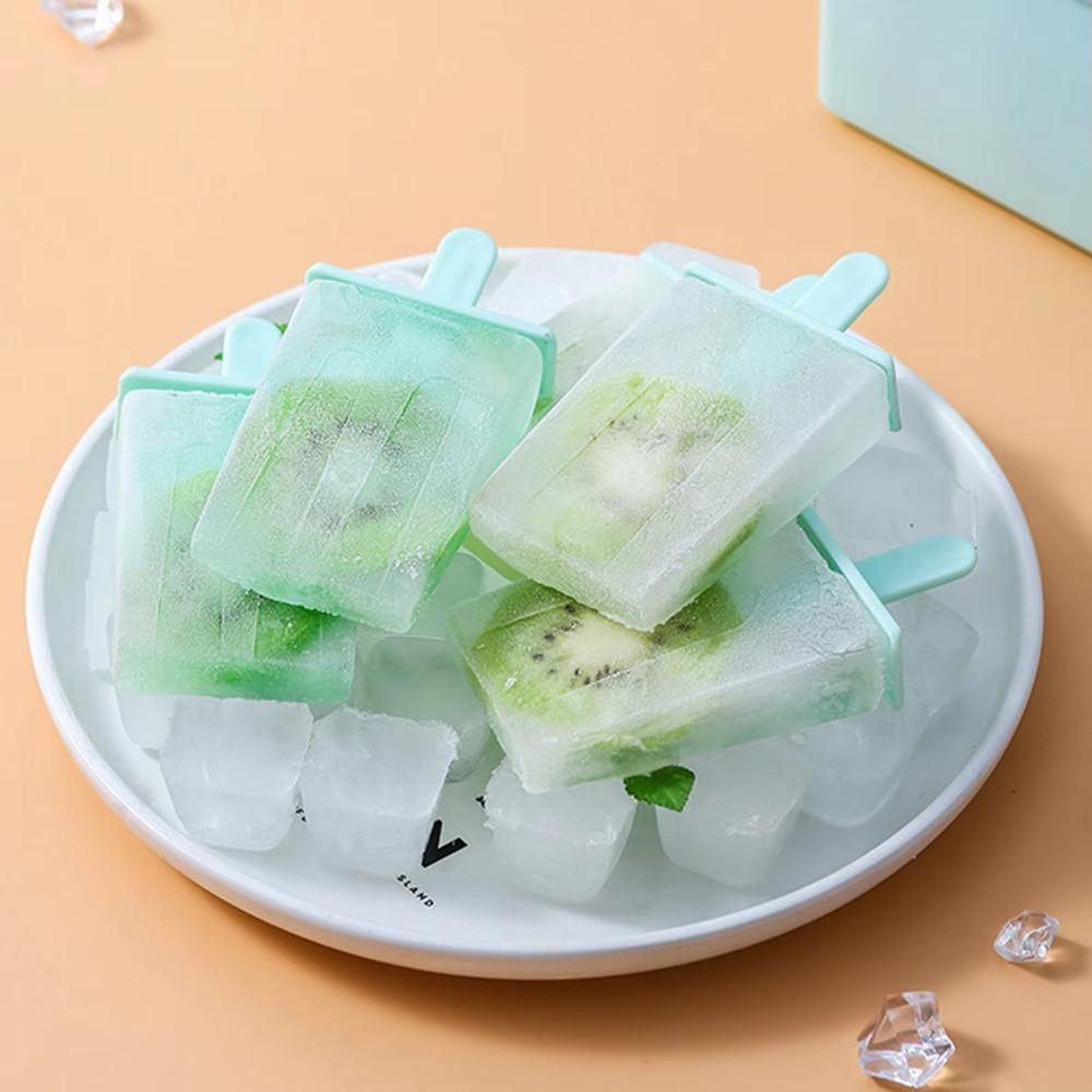 4/8 Grids Popsicle Mold Food-Grade Material Sorbet Mold Kitchen Gadgets Popsicle Maker  Summer