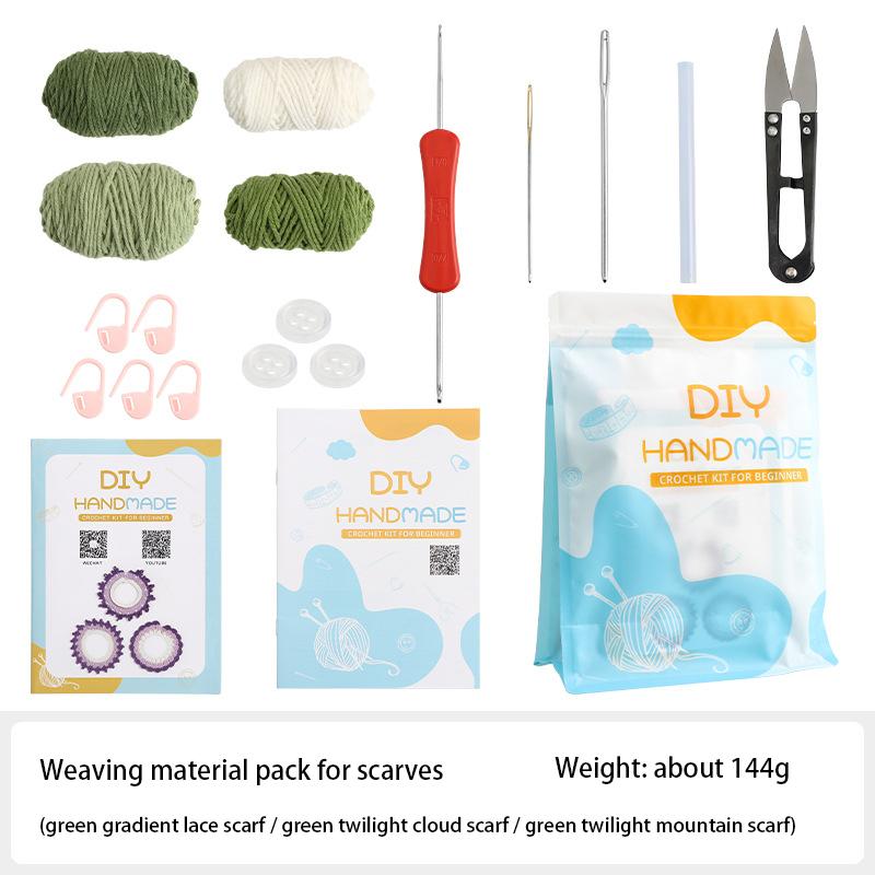 Simple cat collar pet decoration hand-knitted neck scarf collar for dogs and rabbits; saliva towel for dressing