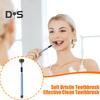2Pcs Three-Sided Toothbrush Soft Bristles Ergonomic Handle Adult Toothbrush Portable Travel Companion Toothbrush