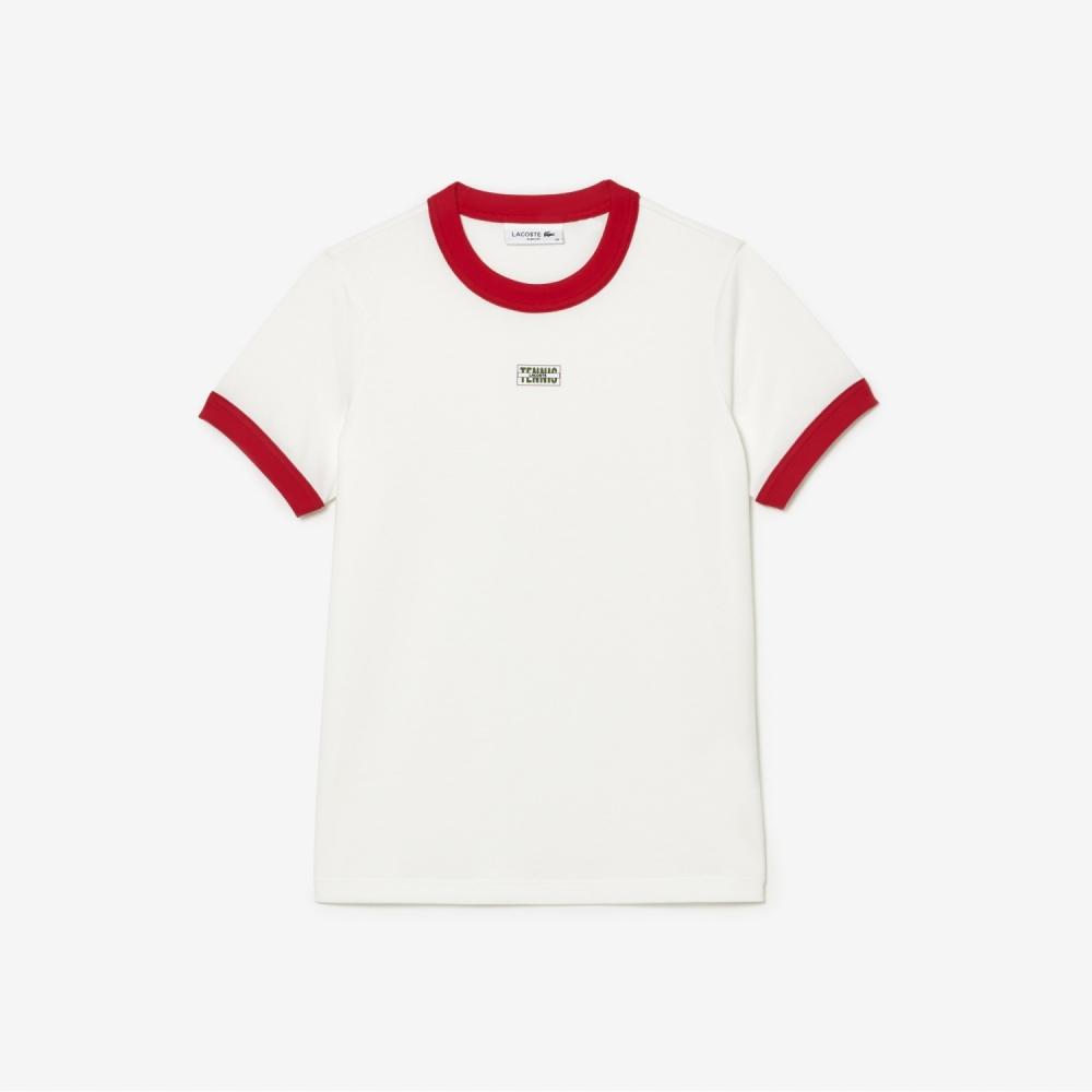 

LACOSTE Женская футболка с коротким рукавом в тон TF166353N XG4