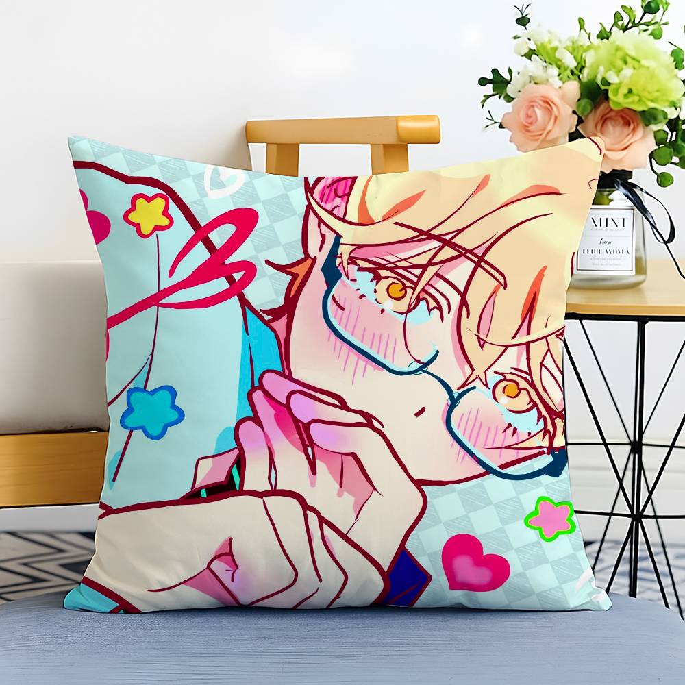 

Family Love Anime A-Alien Stage-MT Pillow Case Printed Brushed Fleece Pillow Baby Skin-Touch Eco-Friendly Dye-Sublimat 12x12Inch