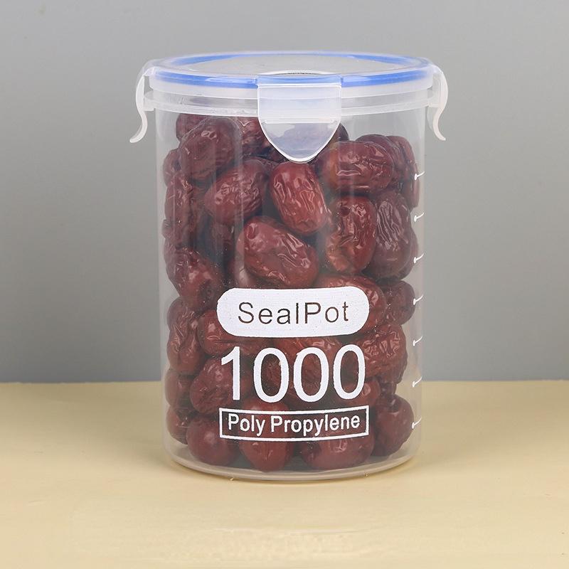 Håll dina spannmål färska och säkra med denna lufttäta spannmålsförvaringstank i plast