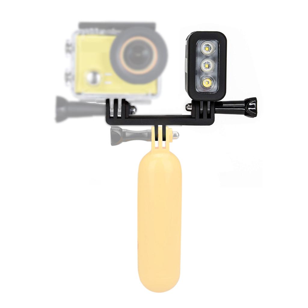 Waterproof LED Video Light Diving Light 5500 6000K 300Lux Underwater 30m Wide Angle Micro USB Charging for GoPro Hero 7