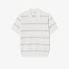 Lacoste Men's Open Collar Pin Stripe Short Sleeve Sweater Polo Shirt PH396E-56GXFJ
