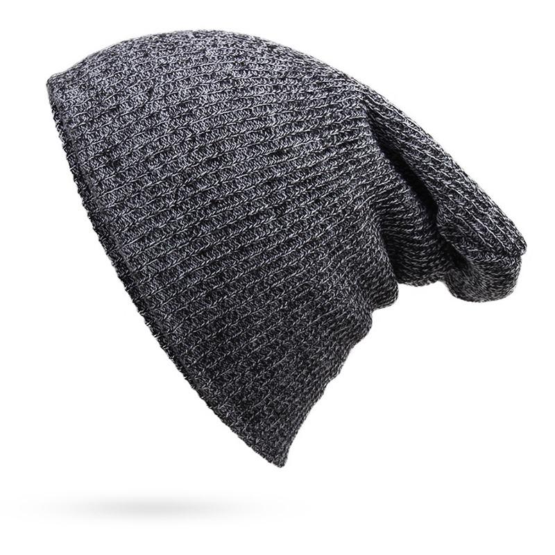 Men Unisex Women Knit Baggy Beanie Winter Hat Ski Slouchy Chic Knitted Cap Skull