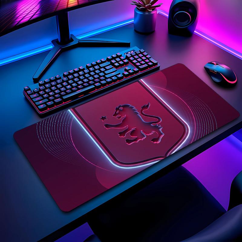 Tappetino per Mouse Stampa Calcio Aston Villa Non?Tappetino Antiscivolo in Gomma per Scrivania Impermeabile Mousepad da Gioco per Laptop Ufficio Desktop