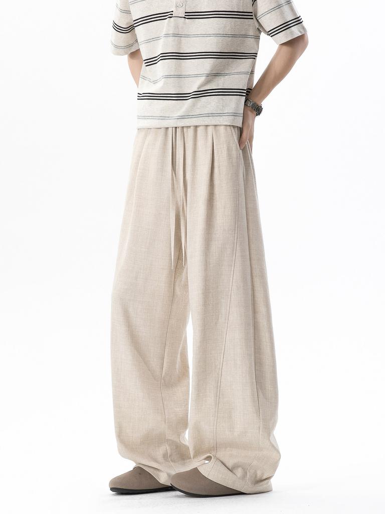 Summer new retro scimitar pants boys versatile loose casual pants daily commuting spot wholesale