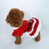 Fashion Cute Santa Claus Dog Skirt Soft Breathable Dog Winter Clothes Warm Pet Christmas Costume Spring