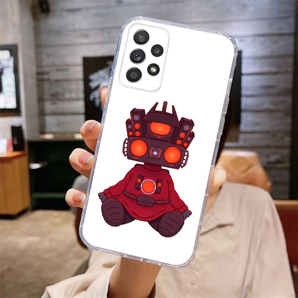 

Skibidi Toilet Phone Case For Samsung Galaxy A,71,70,52,51,40,31,50,50S,30S,21S,12,10,Note20ultra Transparent Cover samsunga40