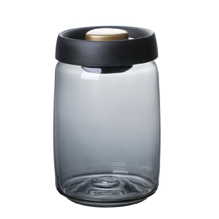 Coffee Beans Vacuum Sealed Tank Household Glass Food Storage Tank Moisture-proof