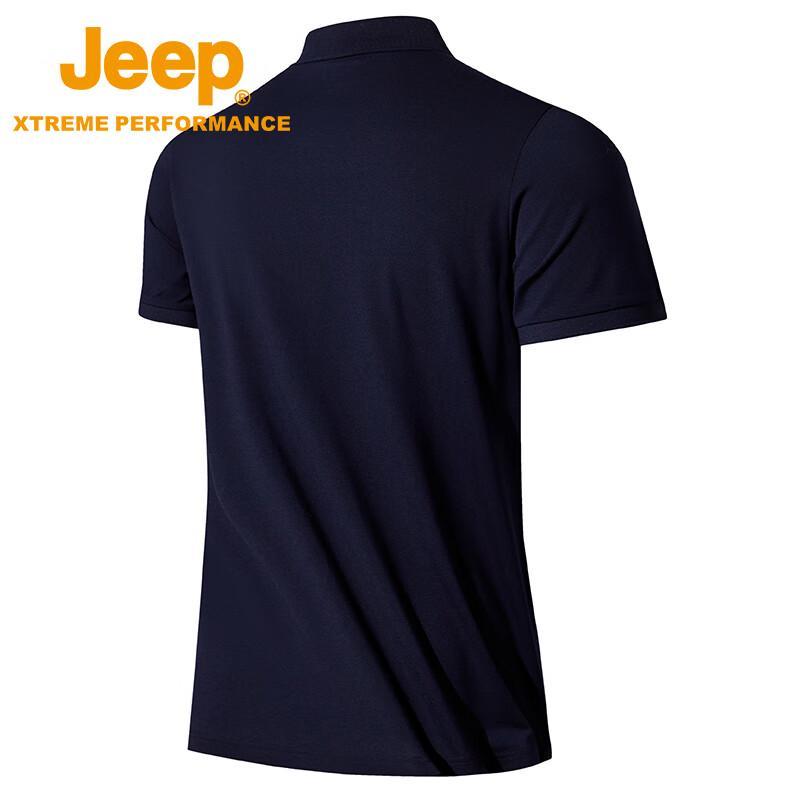 JEEP Men's Modal Short Sleeve Polo Shirt