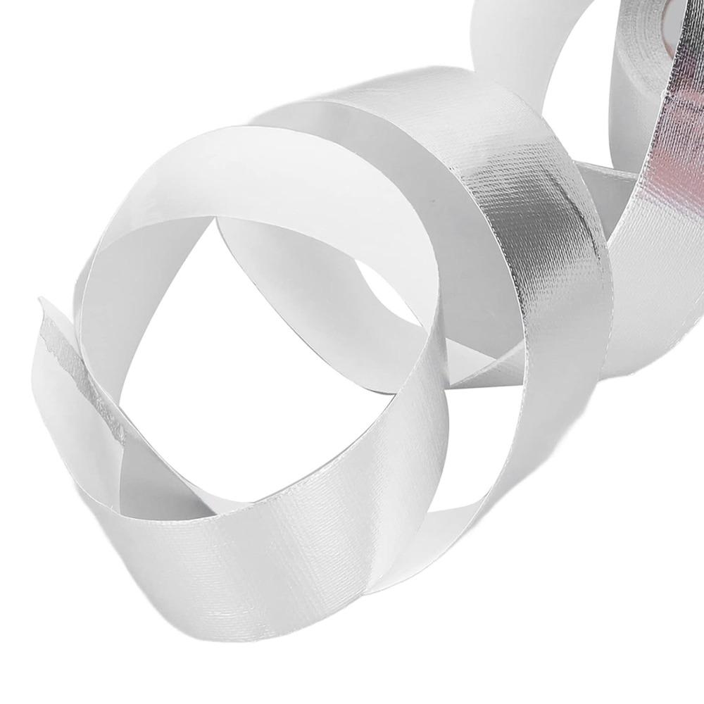 Premium Fiberglass Tape 2 Inch X 66 Ft Heat Shield Tape Professional Aluminum Foil Tape  AC Pipes