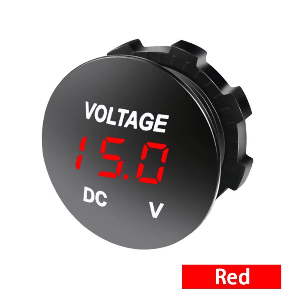 DC 12V-24V Mini Digital Voltmeter Voltage Meter Tester Led Display for Car Auto Motorcycle Boat ATV Truck Refit Accessories
