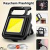 5/3/1PCS Mini LED Keychain Light for Car Repairing Work Light USB Rechargeable Outdoor Camping Hiking COB Flashlight Lamp