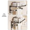 BAGKKO Wandmontierter faltbarer Handtuchhalter