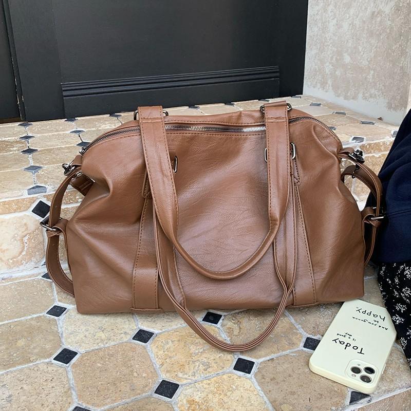 Hand-held Travel Bag Women's New Korean Style Casual Tote Bag Large Capacity Crossbody Bag Luggage Bag