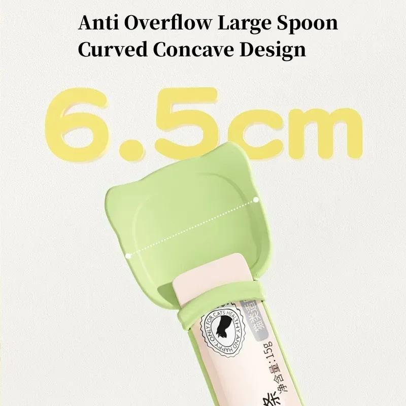Cat Feeder Spoon Pet Snack Liquid Food Squeeze Tools Cats Dog Feeding Bowl Scoop For Wet Food Treat Dispenser Cat Accessories