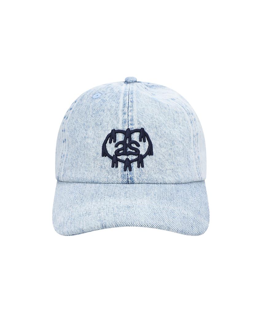 ALTER STUDIO Washed Heart Symbol Ball Cap_Denim