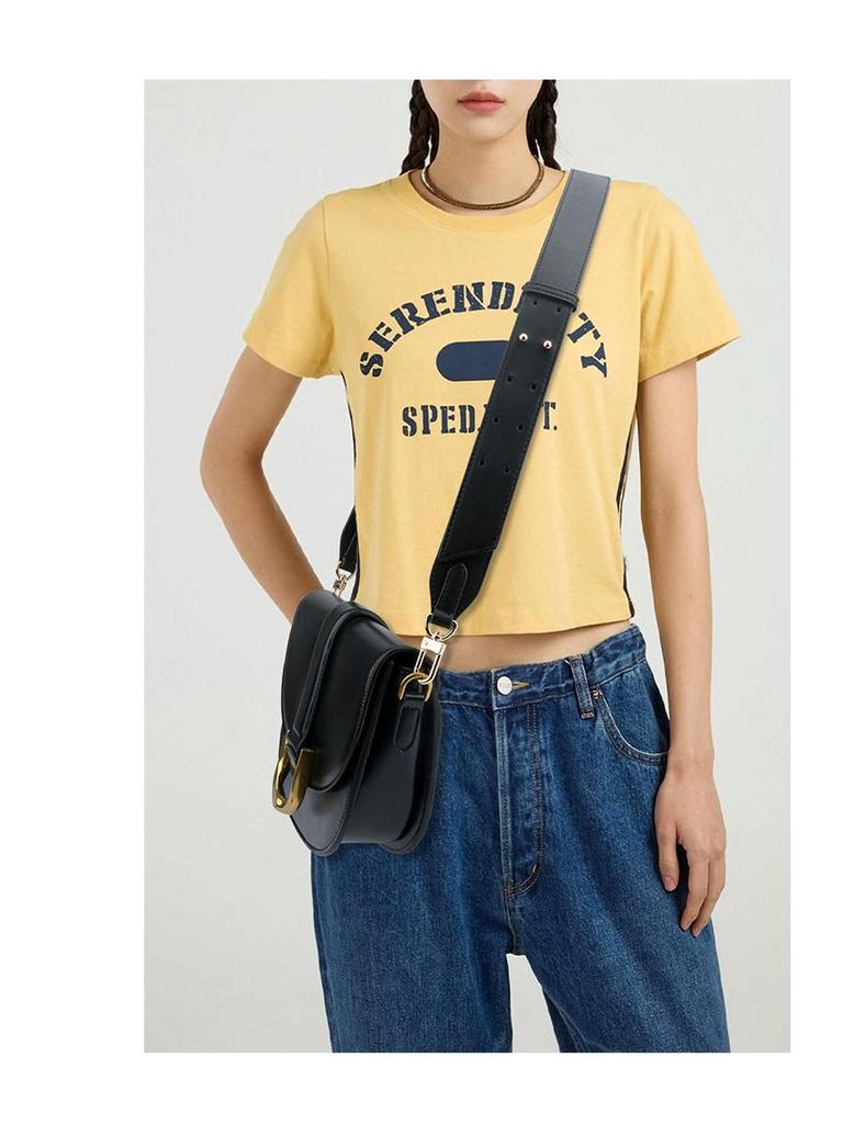 Justerbar Svart Konstläder Crossbody Bred Axelrem - Mångsidigt Ersättningstillbehör