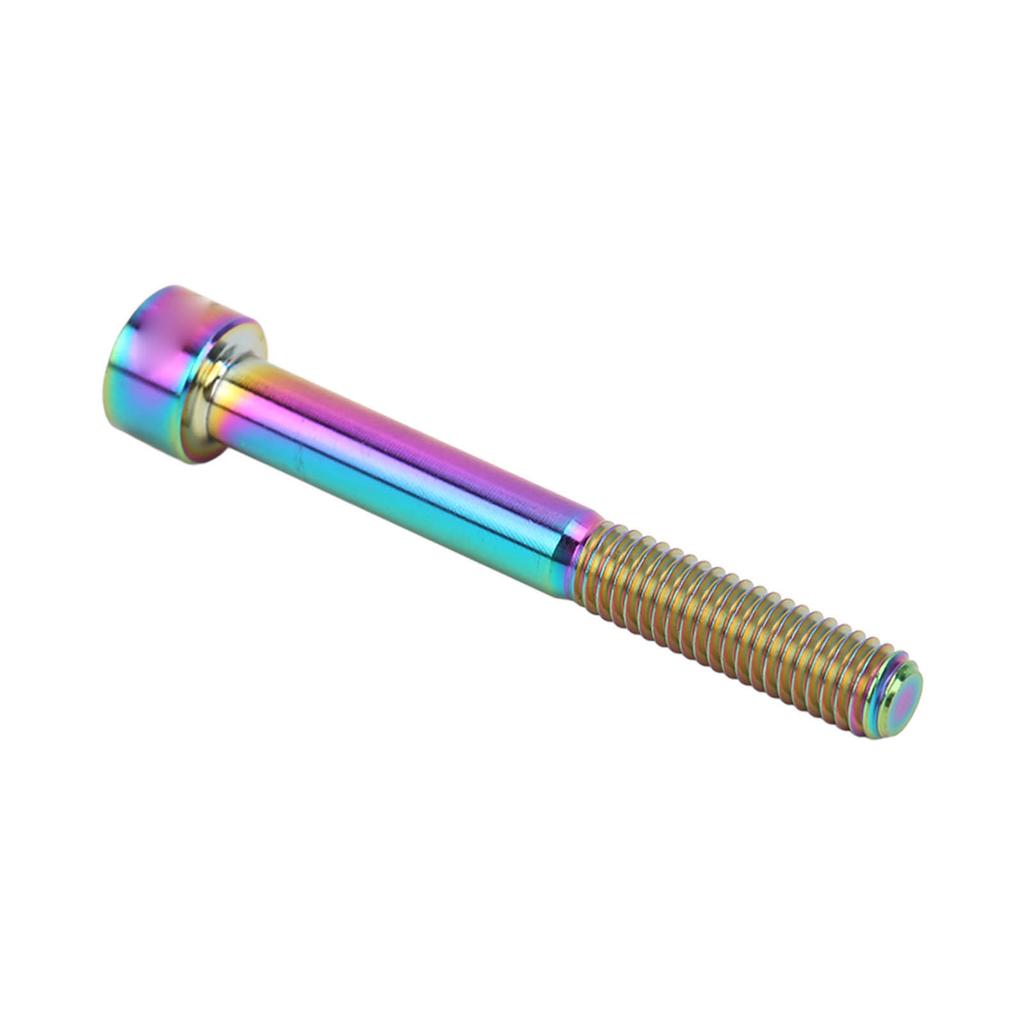 M6x50mm Bike Stem Screw Attractive Titanium Alloy Bicycle Handlebar Stem Screw for Outdoor Colorful