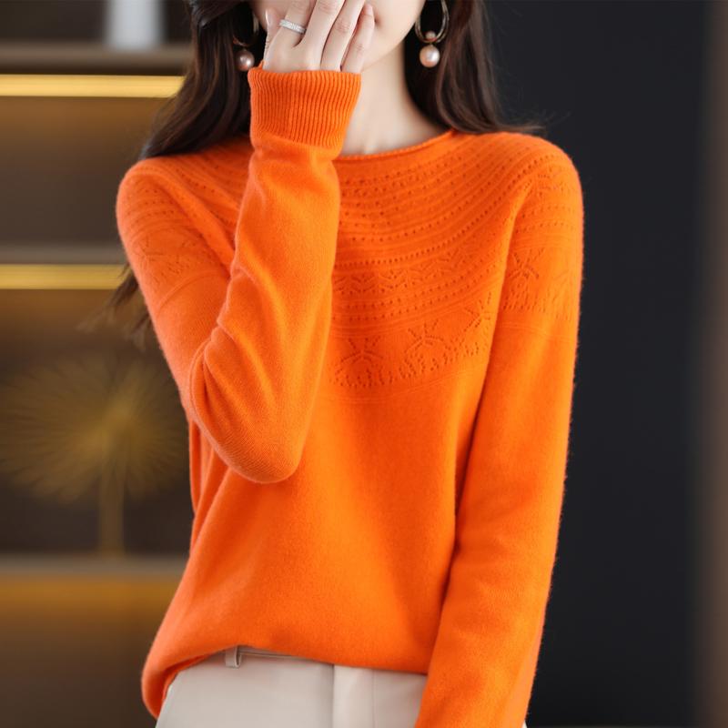 CYLZRCl Ladies Half Turtleneck Sweater, Womens Cashmere Jumper, 100% Pure Cashmere Turtleneck Sweater, Long Sleeve Ladies Sweater Stylish For Winter