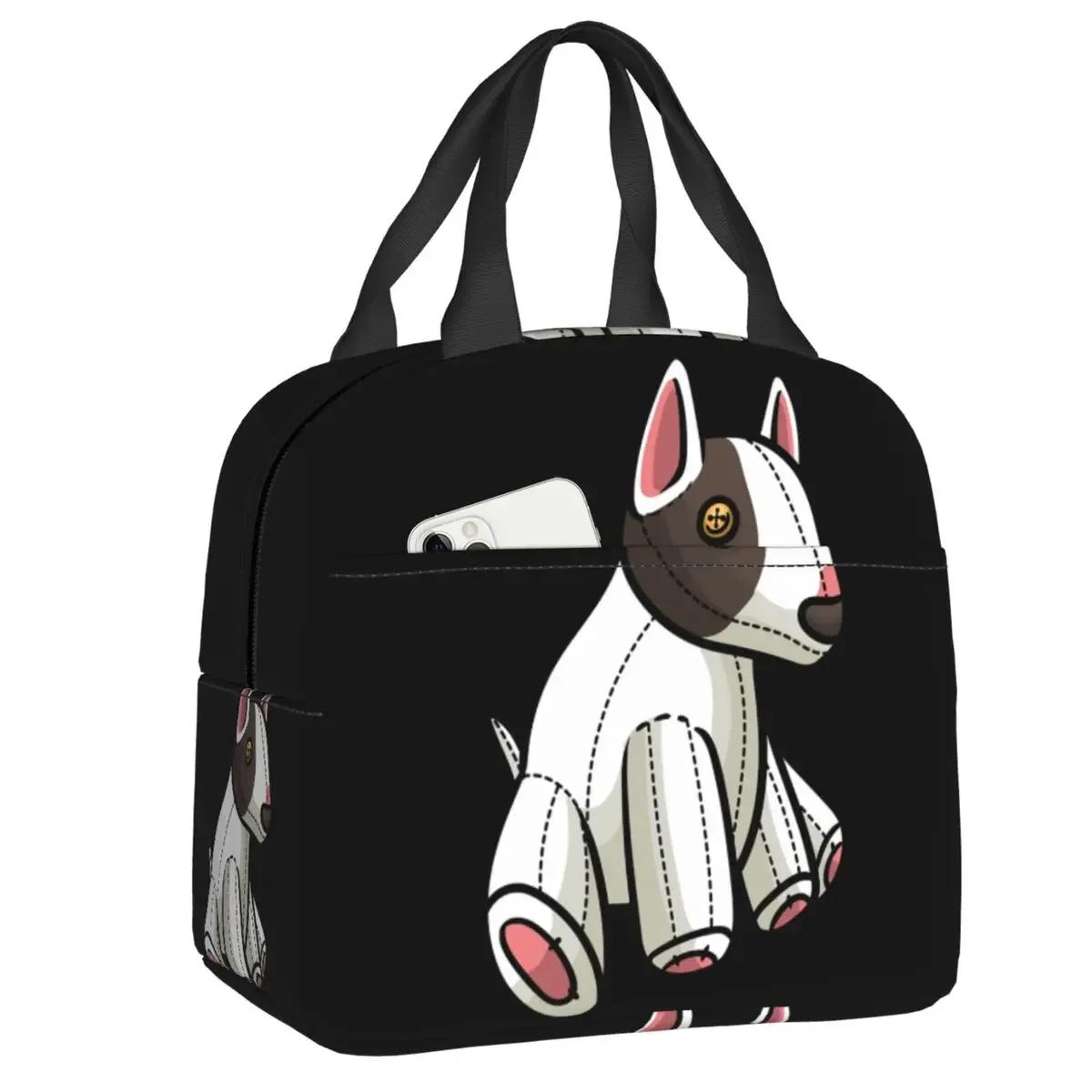 

Английский бультерьер термоизолированные сумки для обеда для женщин, животных, щенков, многоразовый контейнер для обеда, многофункциональная коробка для еды 22x20x13CM зелёный